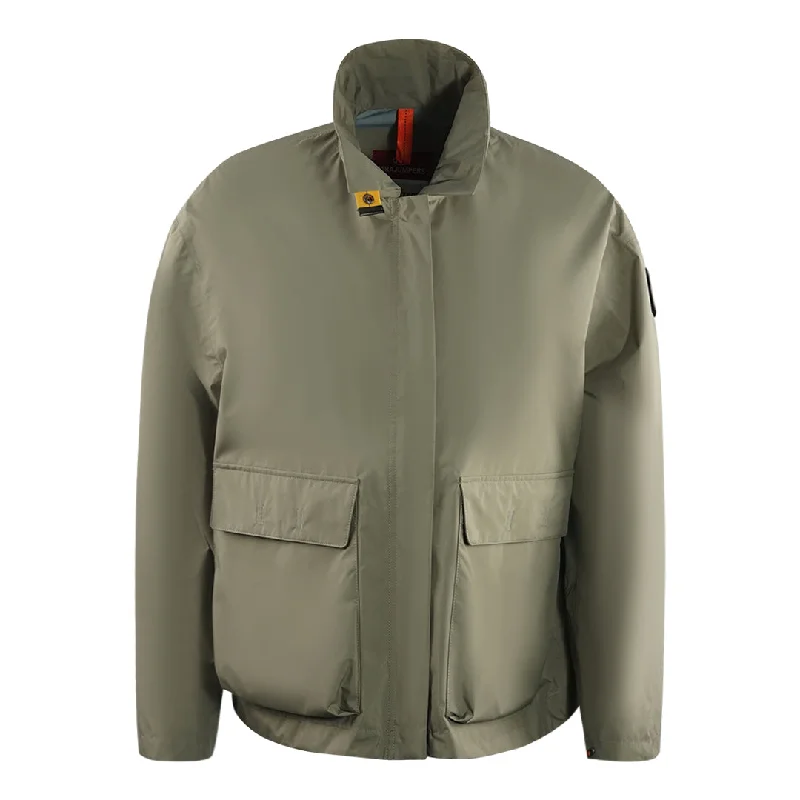 Parajumpers Siri Grey Windbreaker Jacket Hooded Jacket Caped Jacket Shawl Collar Jacket Parajumpers Siri Grey Windbreaker Jacket Hooded Jacket Caped Jacket Shawl Collar Jacket