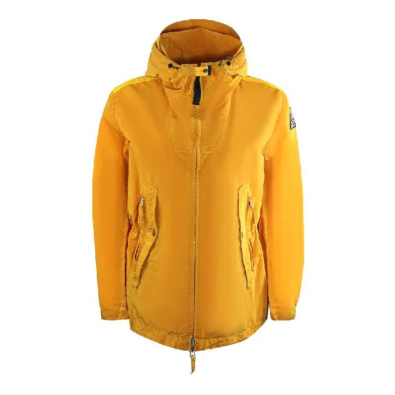 Parajumpers Tia Honey Bee Orange Windbreaker Jacket Front Pockets Side Pockets Patch Pockets Parajumpers Tia Honey Bee Orange Windbreaker Jacket Front Pockets Side Pockets Patch Pockets