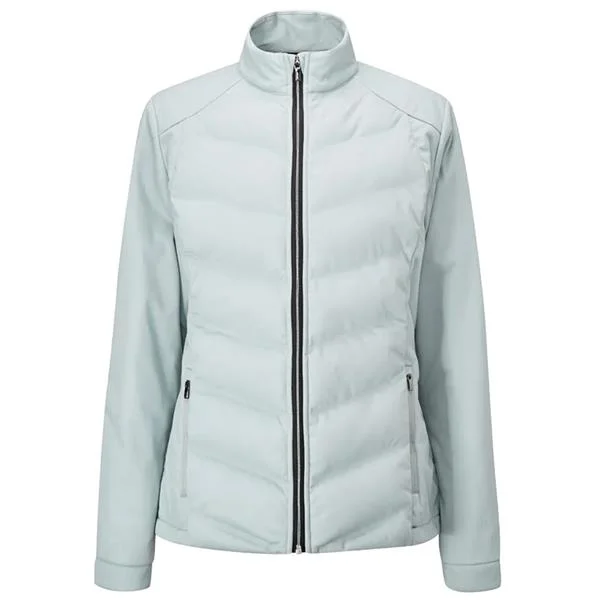 Ping Ladies Oslo Jacket - Quarry Zip Front Button Front Snap Front