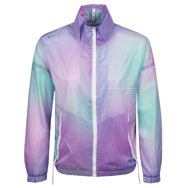 RLX Ralph Lauren Printed Windbreaker Womens Golf Jacket Appliqued Jacket Beaded Jacket Sequined Jacket RLX Ralph Lauren Printed Windbreaker Womens Golf Jacket Appliqued Jacket Beaded Jacket Sequined Jacket