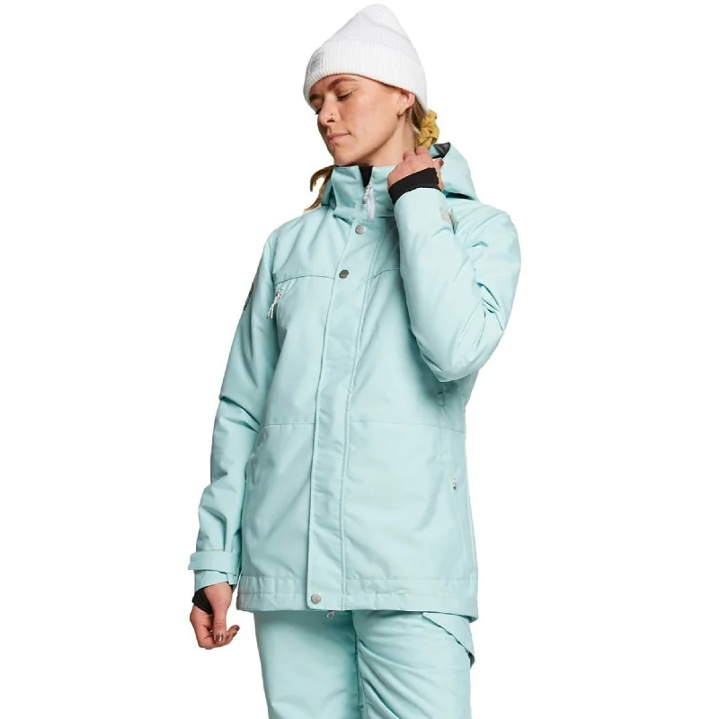 Rojo Women's Aster 2.0 Snow Jacket - Pastel Turquoise Oversized Jacket Tailored Jacket Straight Jacket Rojo Women's Aster 2.0 Snow Jacket - Pastel Turquoise Oversized Jacket Tailored Jacket Straight Jacket