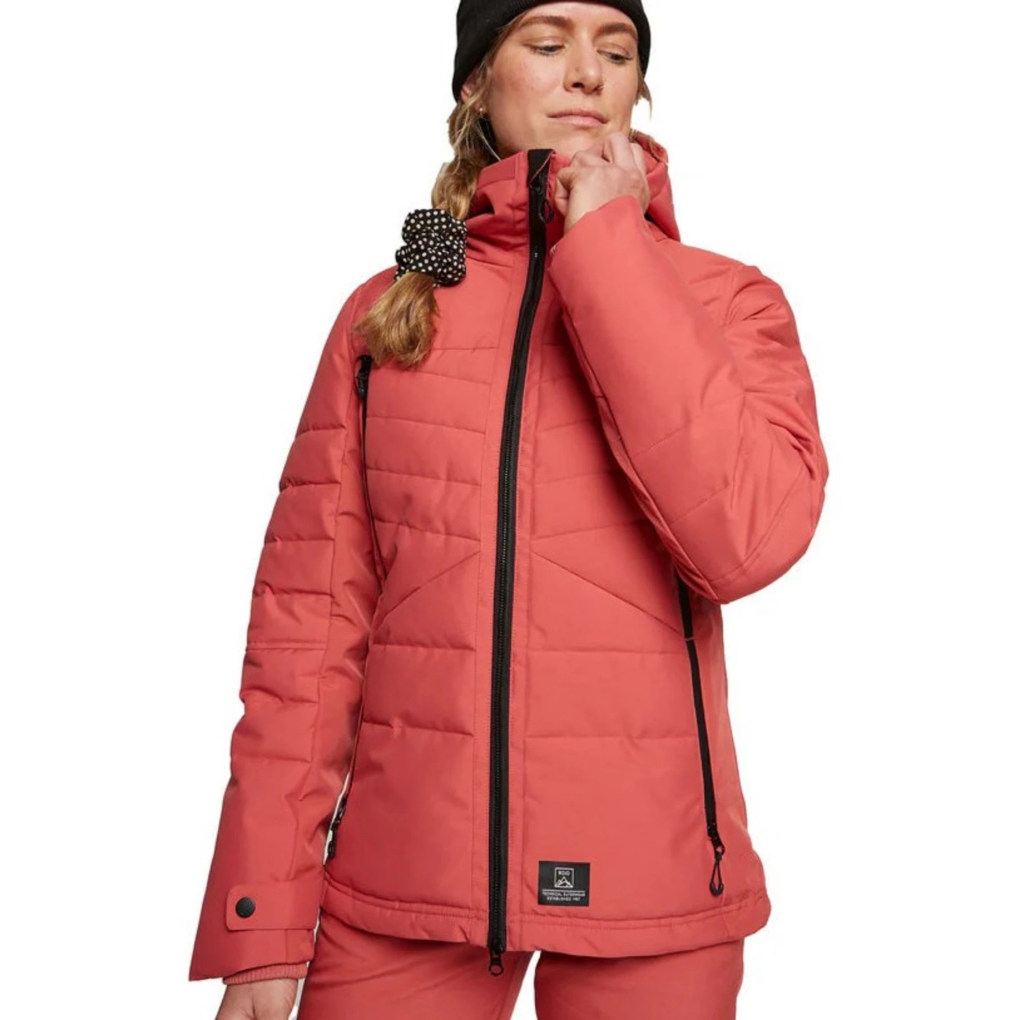 Rojo Women's Sass Snow Jacket - Mineral Red Fitted Jacket Loose Jacket Oversized Jacket Rojo Women's Sass Snow Jacket - Mineral Red Fitted Jacket Loose Jacket Oversized Jacket
