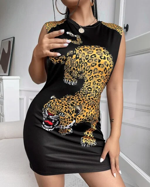 Sexy Women Party Night Club Wear Mini Dresses Casual Mini Dress with Pockets