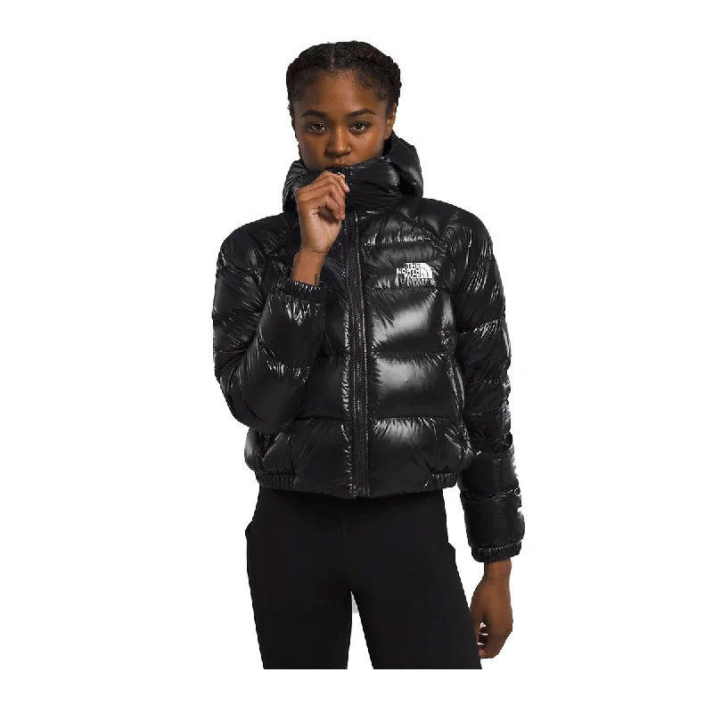 The North Face Womens Hydrenalite Down Jacket NF0A5GGG-YMV TNF Black Shine Front Pockets Side Pockets Patch Pockets The North Face Womens Hydrenalite Down Jacket NF0A5GGG-YMV TNF Black Shine Front Pockets Side Pockets Patch Pockets