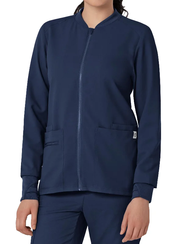 Thrive - Women's Flex-n-Reach Zip-Front Jacket Wool Jacket Cashmere Jacket Tweed Jacket Thrive - Women's Flex-n-Reach Zip-Front Jacket Wool Jacket Cashmere Jacket Tweed Jacket