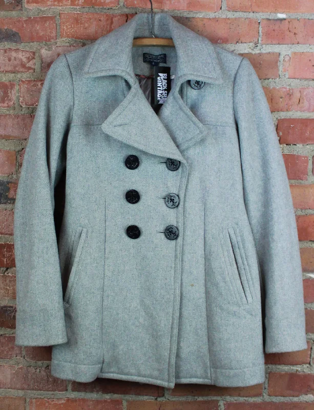 Women's Vintage 90's Ralph Lauren Polo Peacoat Navy Jacket Wool Grey Small Fitted Jacket Loose Jacket Oversized Jacket Women's Vintage 90's Ralph Lauren Polo Peacoat Navy Jacket Wool Grey Small Fitted Jacket Loose Jacket Oversized Jacket