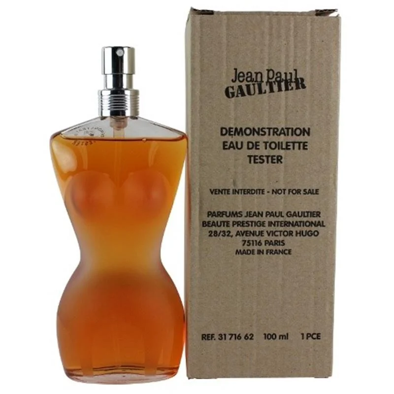 Classique Jean Paul Gaultier Tester 100ML EDT Mujer Jean Pau Fashionable Raw Edge Jeans