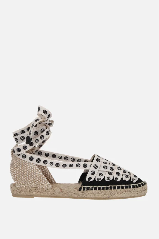 Jean canvas espadrilles Trendy Low-Rise Bootcut Jeans