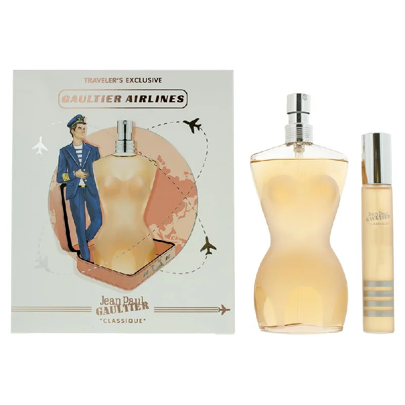 JEAN PAUL GAULTIER ''CLASSIQUE'' EDT 100ML+20ML TRAVEL SET Comfortable Straight-Legged Denim JEAN PAUL GAULTIER ''CLASSIQUE'' EDT 100ML+20ML TRAVEL SET Comfortable Straight-Legged Denim
