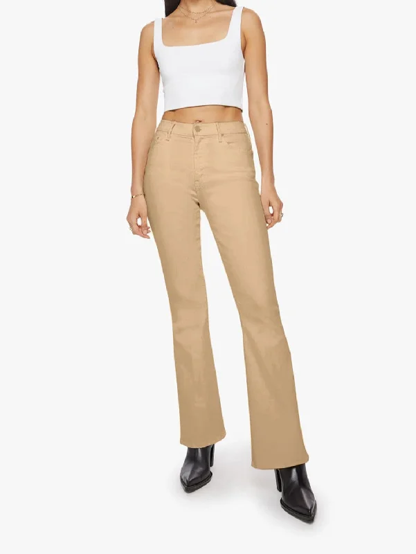 Weekender High Rise Skimp Jean - Sand Stylish Stone-Wash Denim Jeans