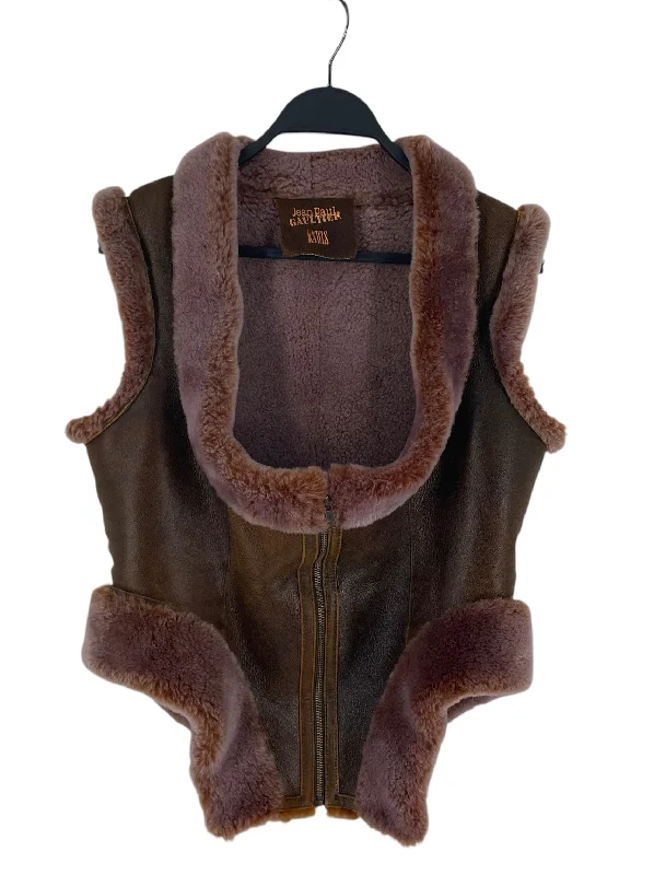 Jean Paul Gaultier/Vest/40/BRW/23.12FTO100L5056029 CORSET VES Classic Black Denim Jeans Jean Paul Gaultier/Vest/40/BRW/23.12FTO100L5056029 CORSET VES Classic Black Denim Jeans