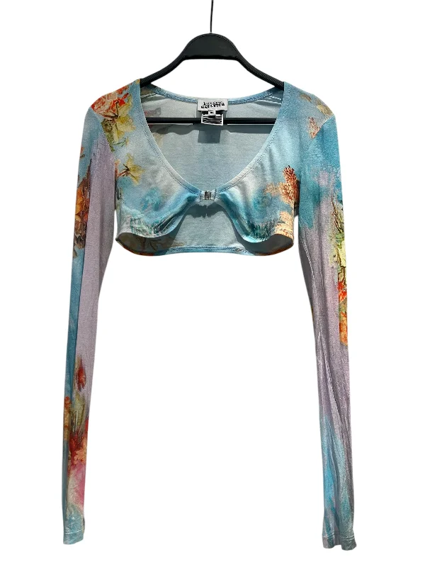 Jean Paul Gaultier/LS Cut & Sew/XS/All Over Print/Polyester/MLT/ Trendy Low-Rise Slim Jeans Jean Paul Gaultier/LS Cut & Sew/XS/All Over Print/Polyester/MLT/ Trendy Low-Rise Slim Jeans