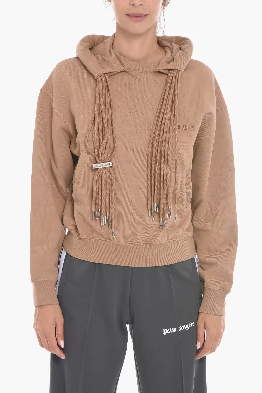 Ambush Brushed-cotton MULTICORD Hoodie with Embroidered Logo Hoodie with Toggle Buttons Decorative Unique Ambush Brushed-cotton MULTICORD Hoodie with Embroidered Logo Hoodie with Toggle Buttons Decorative Unique
