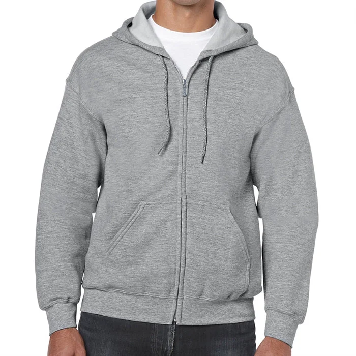 Gildan zippered fleece hoody Hoodie with Magnetic Closure Innovative Modern