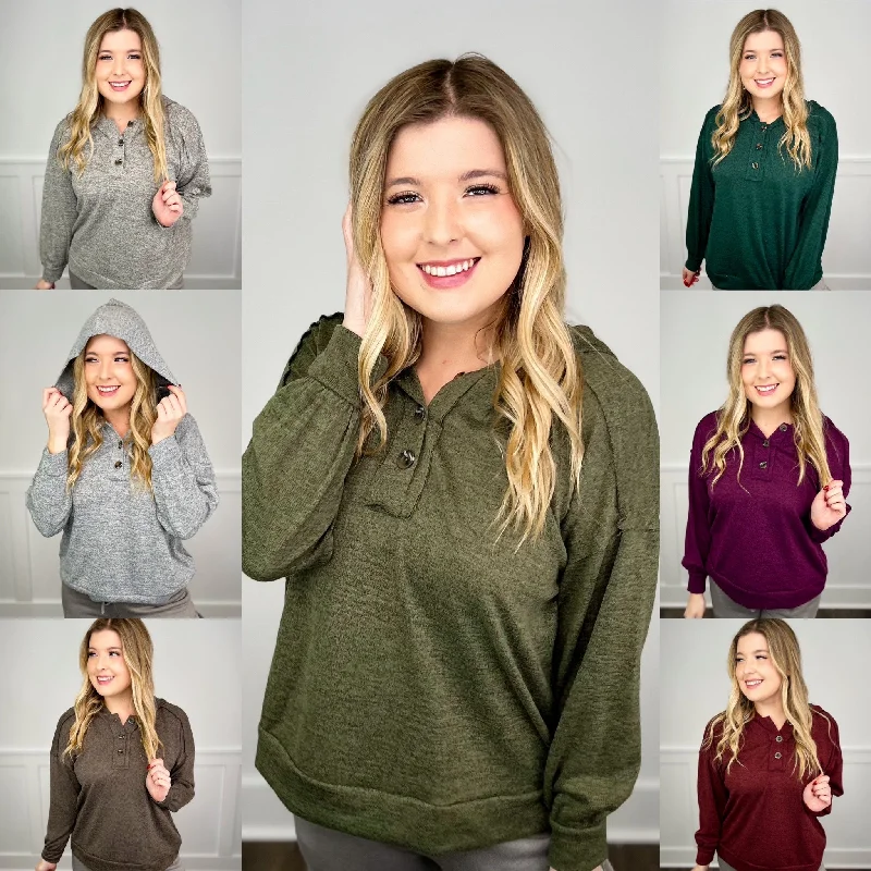 In the Background Long Sleeve Avery Mae Hooded Top - 7 colors! Hoodie with Camouflage Military Edgy In the Background Long Sleeve Avery Mae Hooded Top - 7 colors! Hoodie with Camouflage Military Edgy