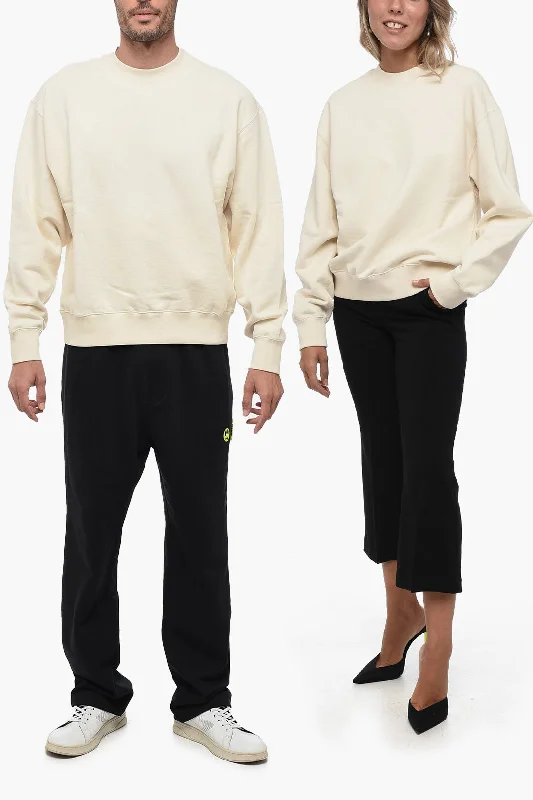 Jil Sander Brushed Cotton UNISEX Hoodie Hoodie with Elastic Cuffs Stretchable Comfortable Jil Sander Brushed Cotton UNISEX Hoodie Hoodie with Elastic Cuffs Stretchable Comfortable