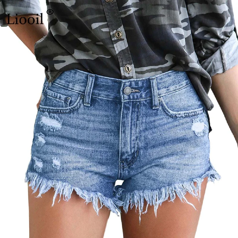 Liooil Black Plus Size Shorts Women Casual 2019 Mid Waist Cotton Sexy Rave Jean Short Fashion Button Pockets Tassel Denim Shorts Fashionable Slouchy Fit Jeans Liooil Black Plus Size Shorts Women Casual 2019 Mid Waist Cotton Sexy Rave Jean Short Fashion Button Pockets Tassel Denim Shorts Fashionable Slouchy Fit Jeans