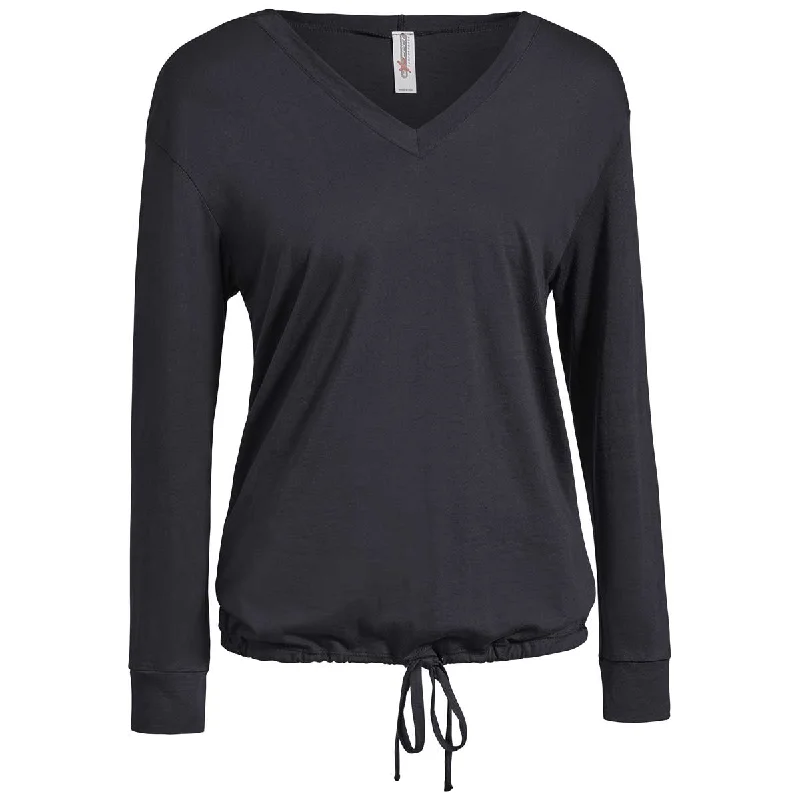 Expert Women's Black American Moca V-Neck Hoodie Hoodie with Elastic Cuffs Stretchable Comfortable Expert Women's Black American Moca V-Neck Hoodie Hoodie with Elastic Cuffs Stretchable Comfortable