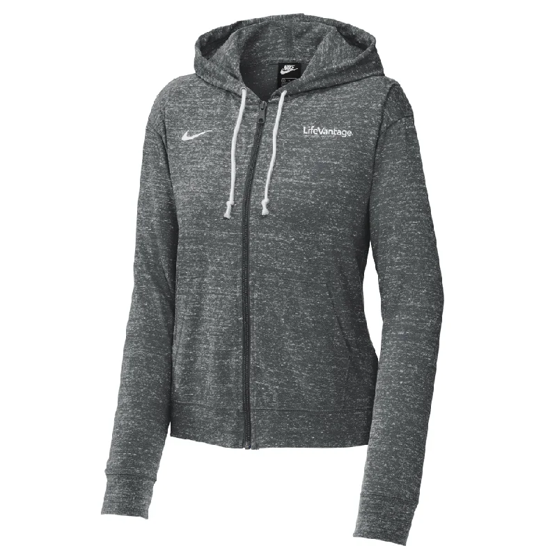 Women's Nike Gym Vintage Full-Zip Hoodie Hoodie Dress Longline Feminine