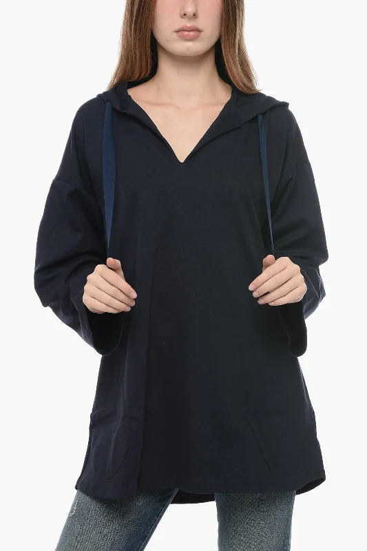 Oblò Unique Solid Color Lightweight Hoodie Hoodie with Double Zipper Versatile Adjustable Oblò Unique Solid Color Lightweight Hoodie Hoodie with Double Zipper Versatile Adjustable