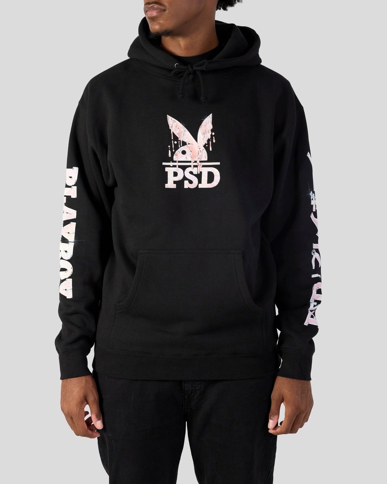 Playboy - Rose Drippin Hoodie Oversized Hoodie Comfort Casual
