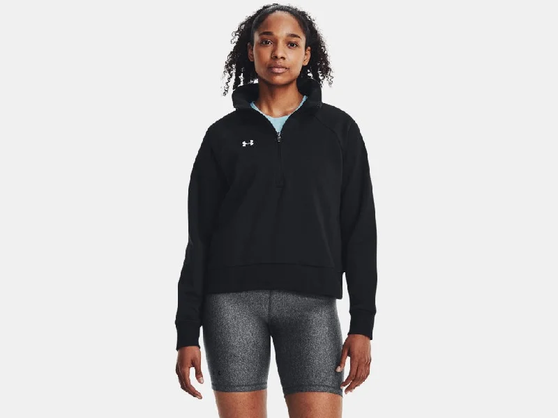 UA Rival Fleece Hoodie HZ Hooded Sweatshirt Casual Wear Street Style