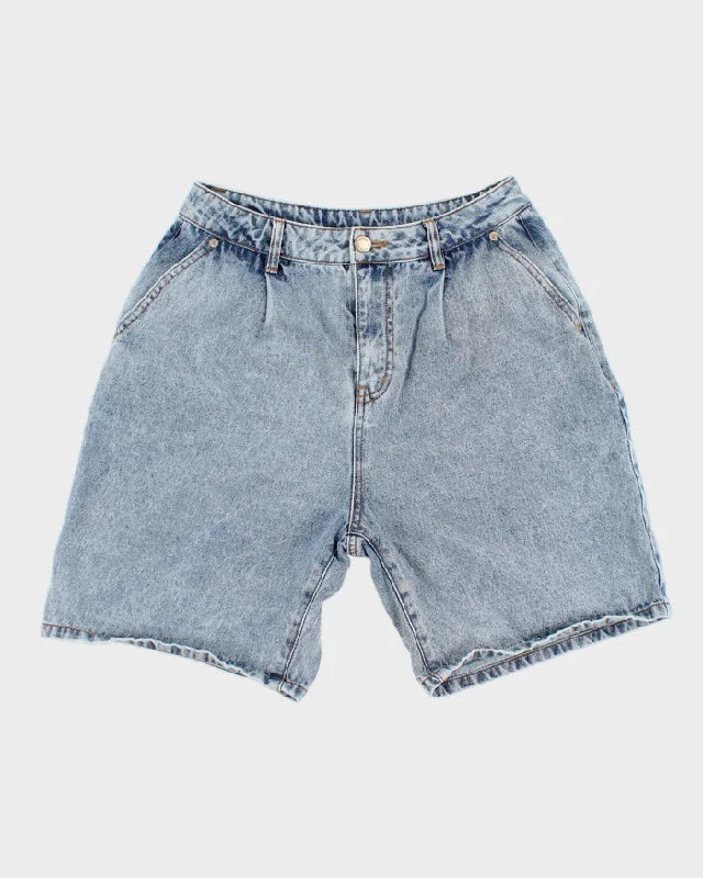 Vintage Women's Jean Shorts - W26 Fashionable Raw Edge Jeans
