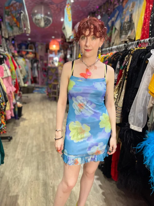 Vintage Y2K Floral Mini Dress