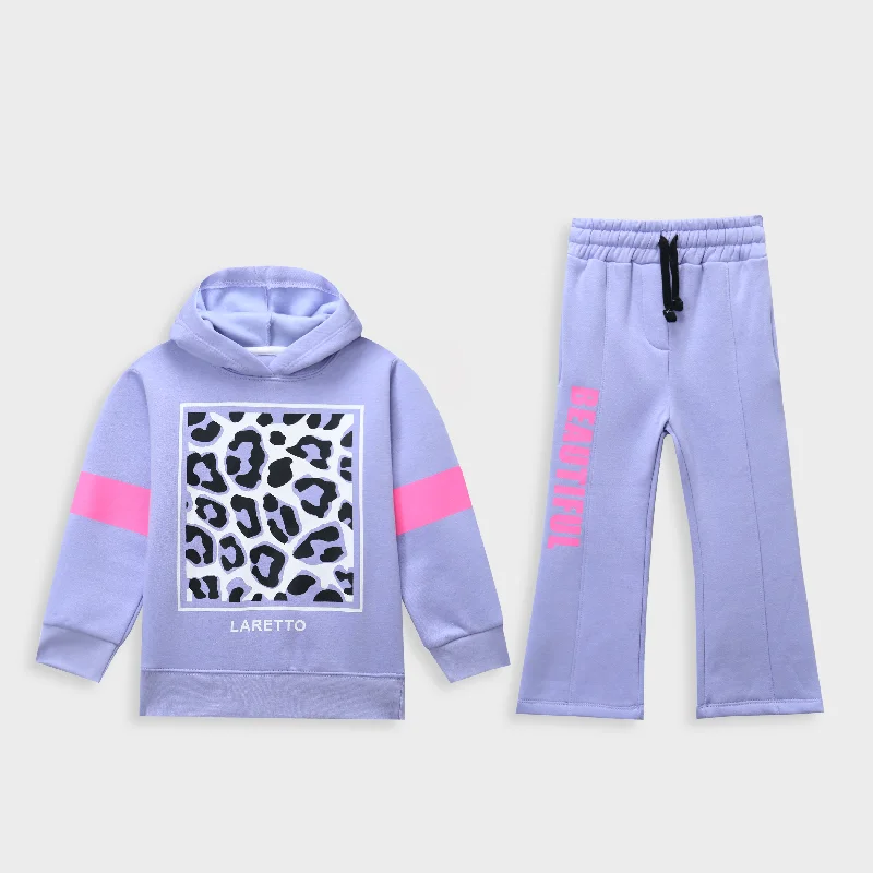Girls Premium Quality Graphic Fleece Hoodie Suit With Flaper Trouser Hoodie with Hem Lace Feminine Delicate Girls Premium Quality Graphic Fleece Hoodie Suit With Flaper Trouser Hoodie with Hem Lace Feminine Delicate