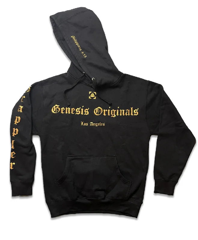 Grappler Hoodie Hoodie with Sequins Glamorous Eye-catching