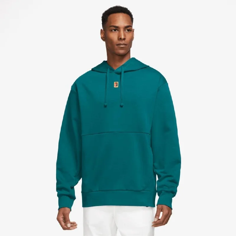 Nike Men's Fleece Heritage Tennis Hoodie (Blue) Hoodie with Elastic Cuffs Stretchable Comfortable Nike Men's Fleece Heritage Tennis Hoodie (Blue) Hoodie with Elastic Cuffs Stretchable Comfortable