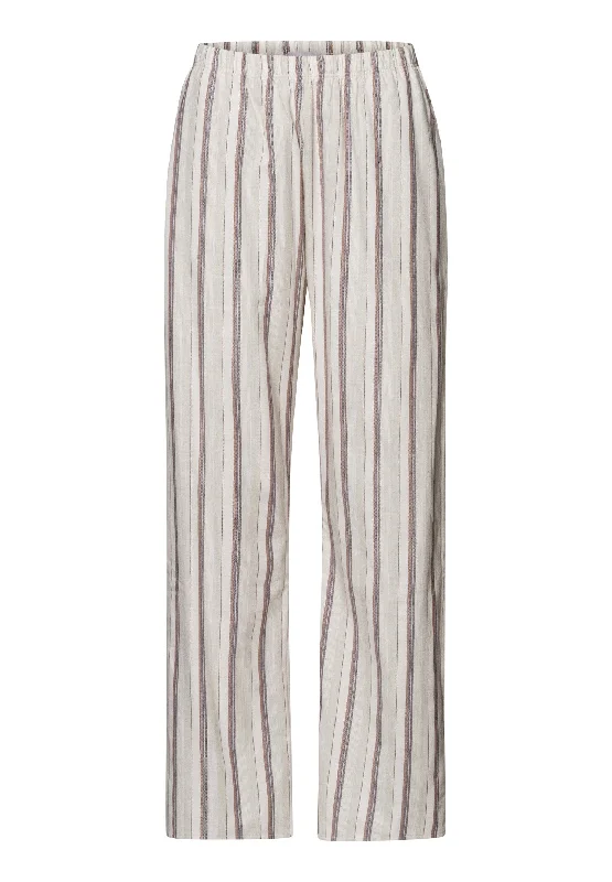 Loungy Nights Cotton Flannel Pajama Pants | Meraki Stripe 76486-2165 Trendy Printed Pants Loungy Nights Cotton Flannel Pajama Pants | Meraki Stripe 76486-2165 Trendy Printed Pants