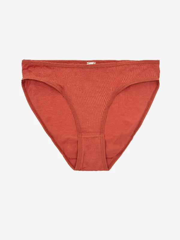 Baserange Bell Pants - Burned Red Modern Skinny Pants