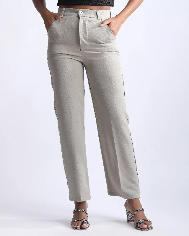 HIGH WAIST STRAIGHT FIT PANTS Trendy Palazzo Pants