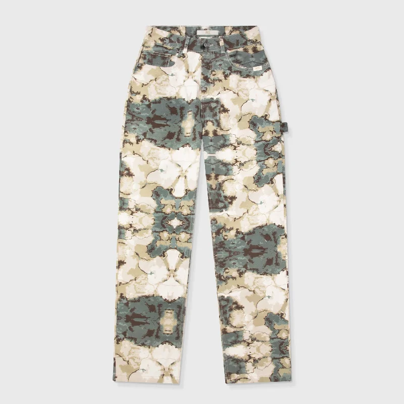 Marble Pants - Green Lightweight Linen Pants