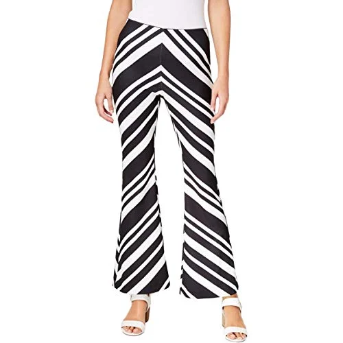 Printed Flare-Leg Pants Cozy Lounge Pants