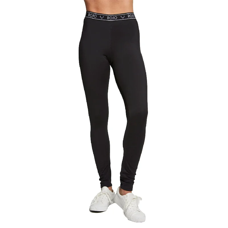 Rojo Escapade Full Length Thermal Pants Womens 2024 Black Comfortable Jogger Trousers