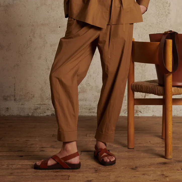 Tempo Pants (Noisette) Lightweight Linen Pants