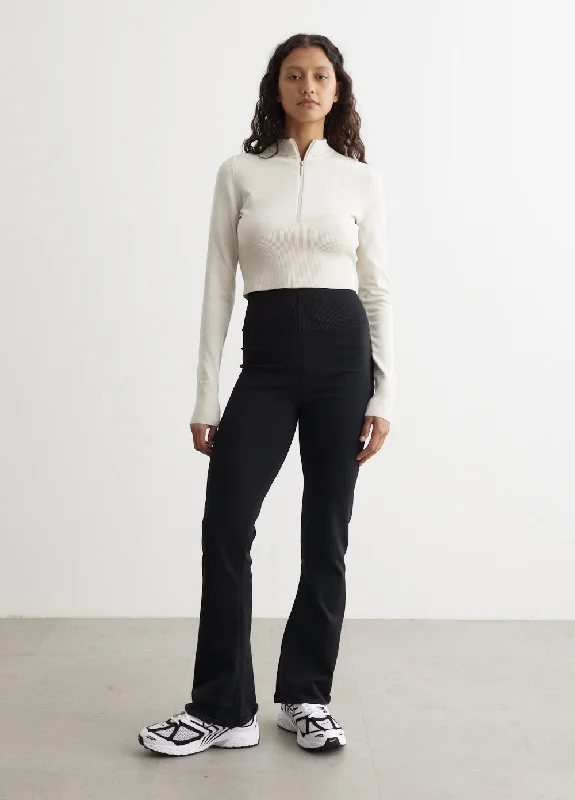 Nike Sportswear Chill Knit Tight Flared Pants Fashionable Tapered Leg Pants
