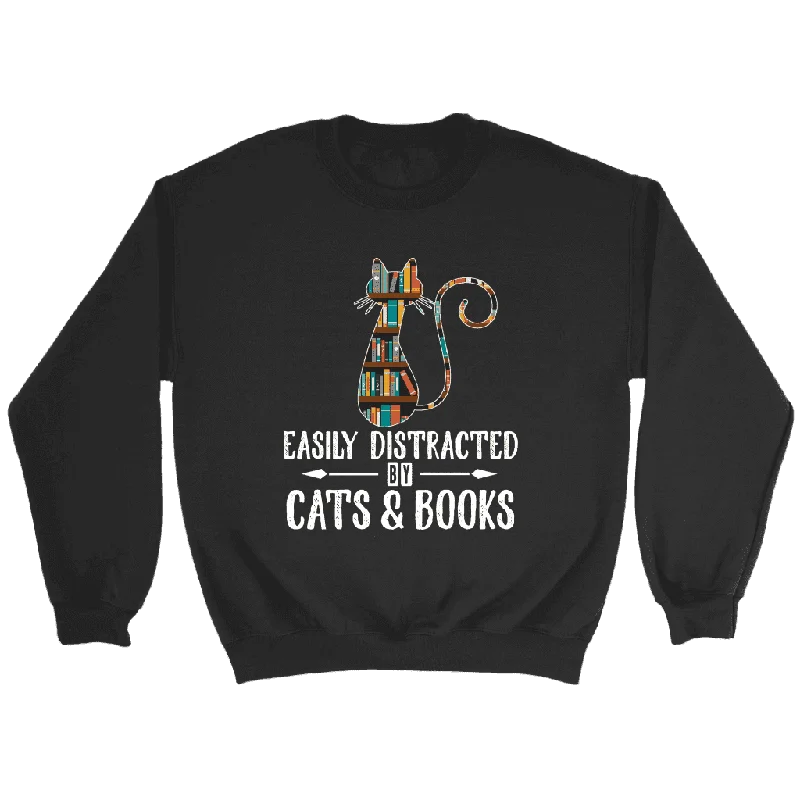 "Cats and books" Sweatshirt