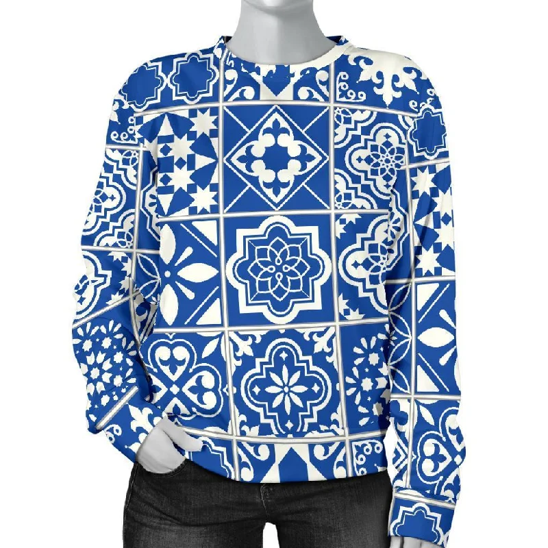 Swedish Print Pattern Women's Sweatshirt