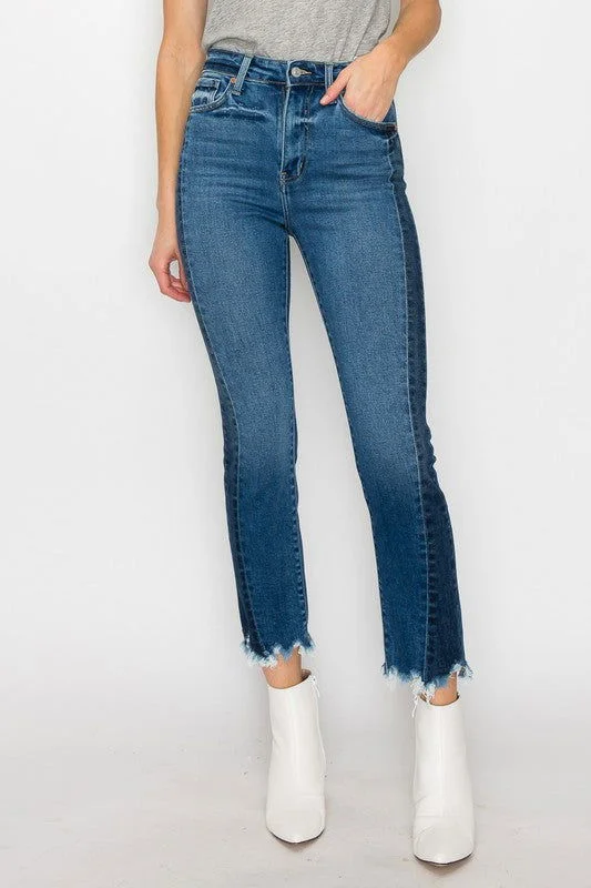 Artemis Vintage High Rise Slim Straight Jeans