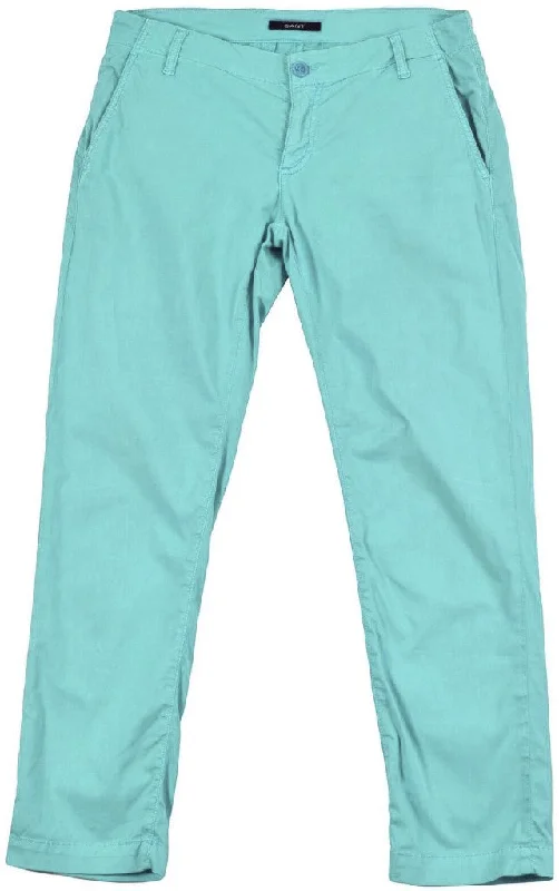 GANT Women's Peppermint Bright Poplin Pants Size 12  $168 NWT