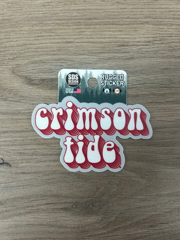 Crimson Tide Stacked Bubble