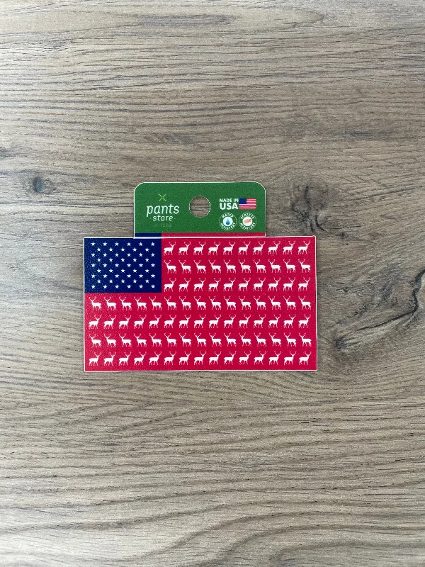 USA Flag Deer