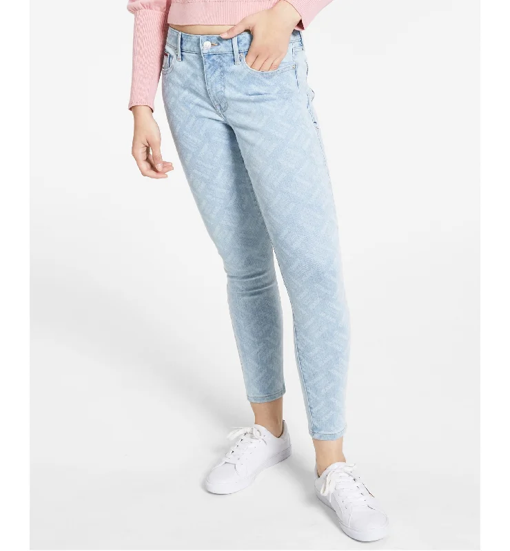 Tommy Jeans Mid Rise Logo Skinny Jeans