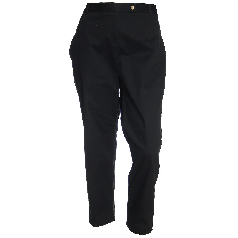 Charter Club Black Modern Fit Slim Leg Ankle Pants