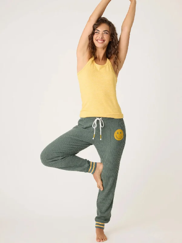 Campfire Cozy Thermal Lounge Pant - Sage Leaf