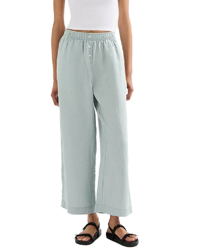 Lounge Linen Crop Pant