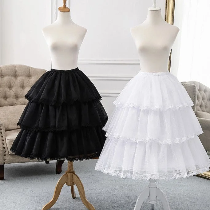 Vintage Remake Three-Layer Tulle Petticoat Underskirt